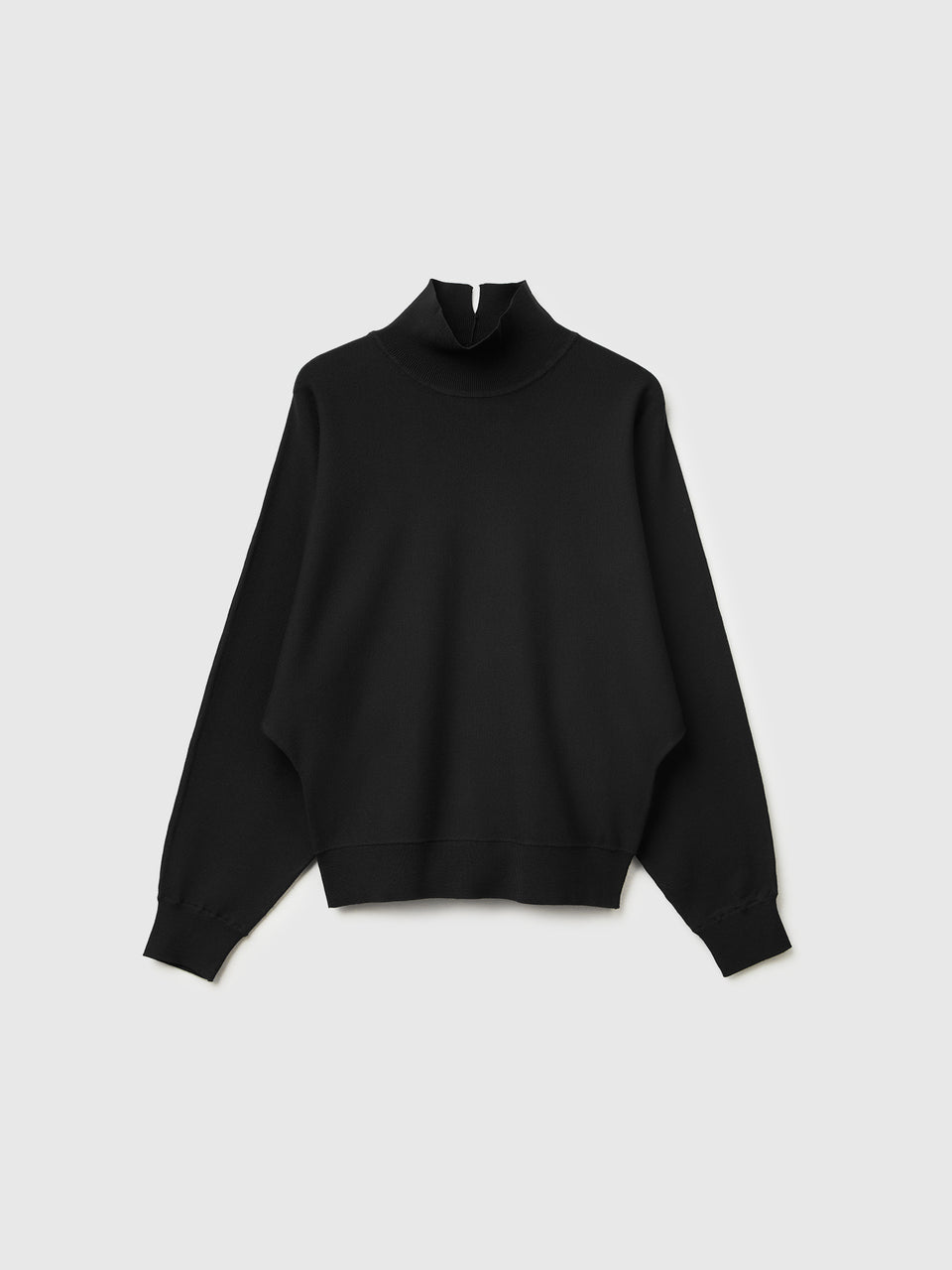Camisola de gola alta com manga em forma de asa de morcego - ucb_image_FS