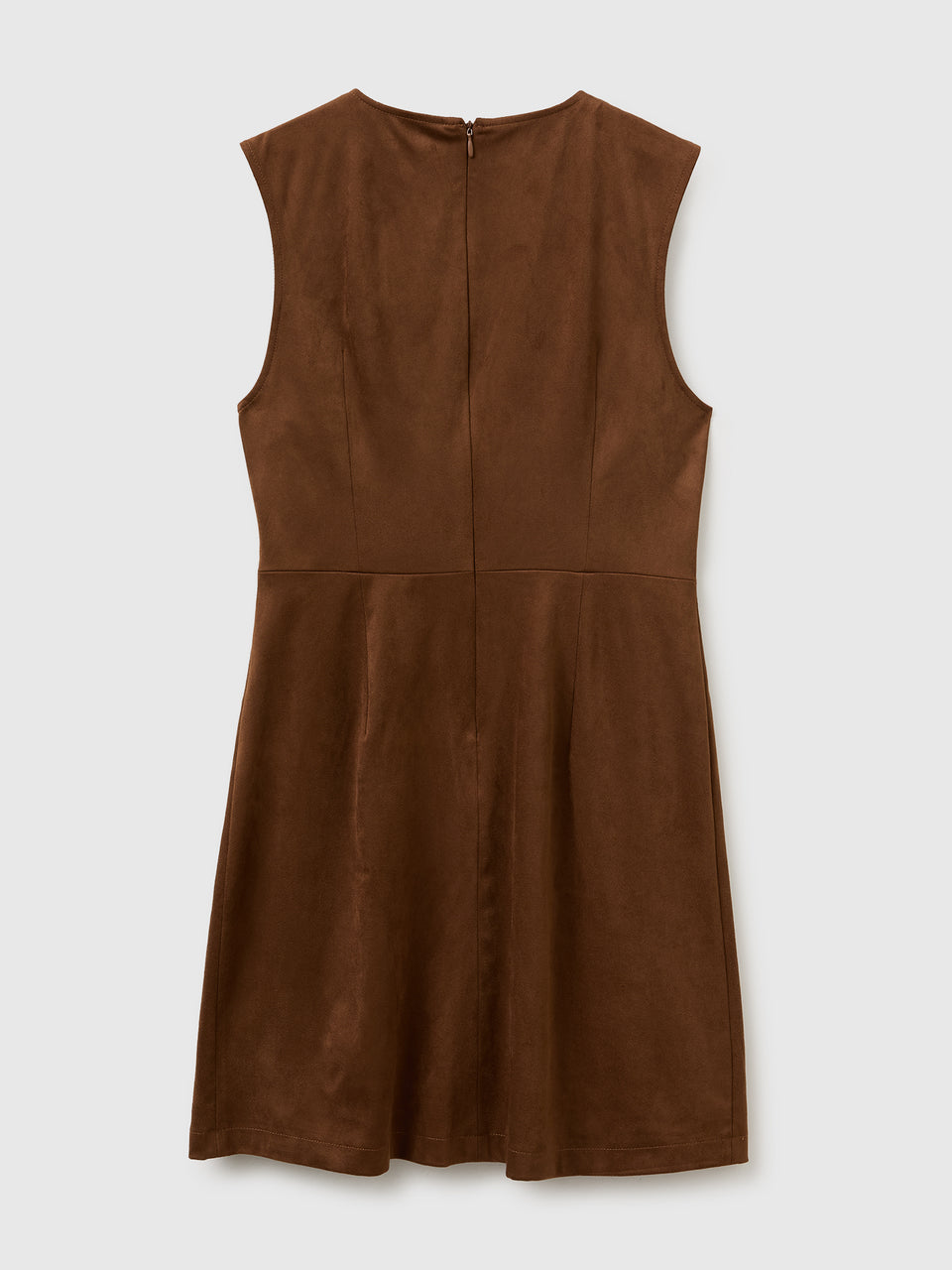 Vestido sem mangas com efeito camurça - ucb_image_BS