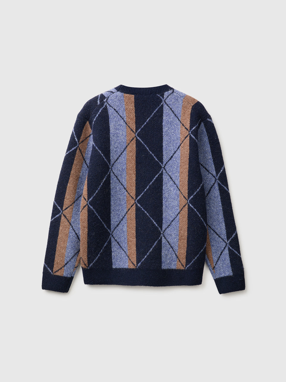 Camisola com riscas e losangos em mistura de lã e alpaca - ucb_image_BS