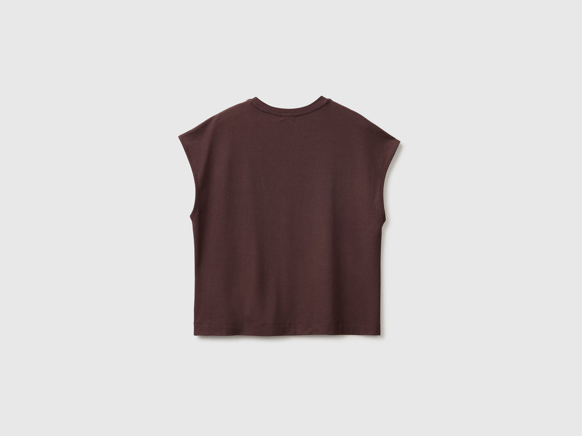 T-shirt em mistura de viscose de bambu - ucb_image_BS