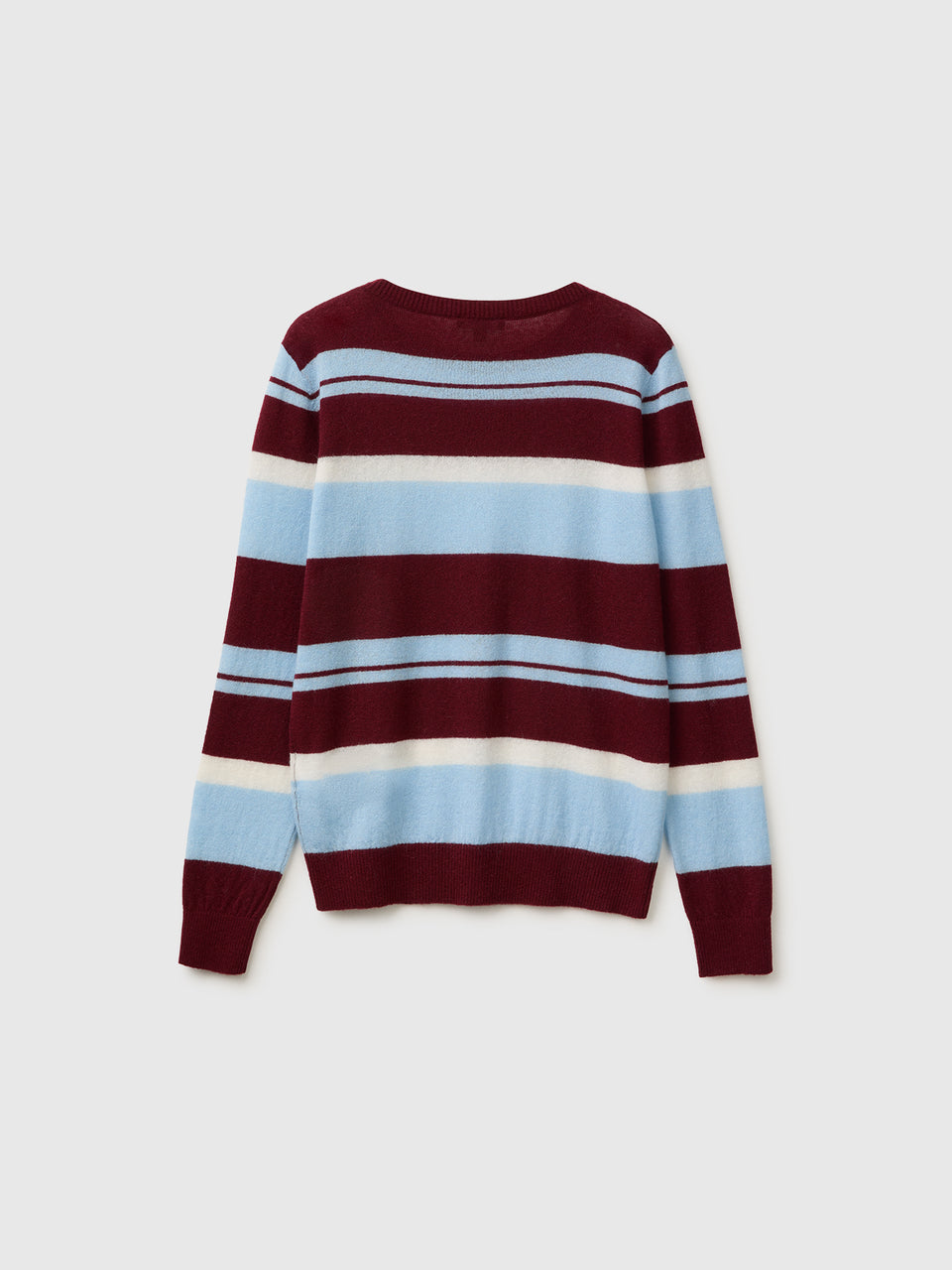 Camisola às riscas em mistura de lã e alpaca - ucb_image_BS
