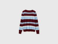 Camisola às riscas em mistura de lã e alpaca - ucb_image_BS