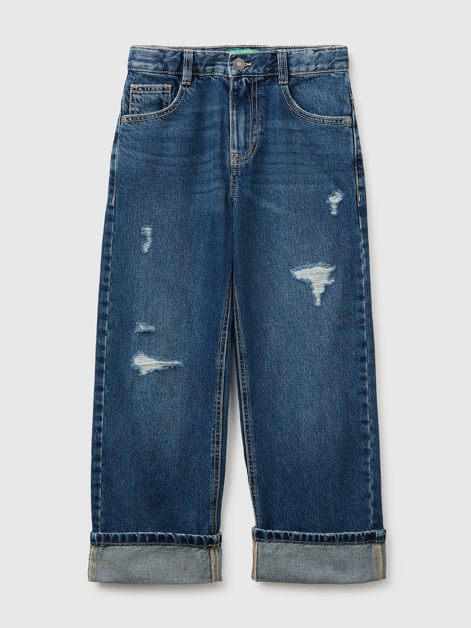 Jeans straight fit com rasgos - ucb_image_FS