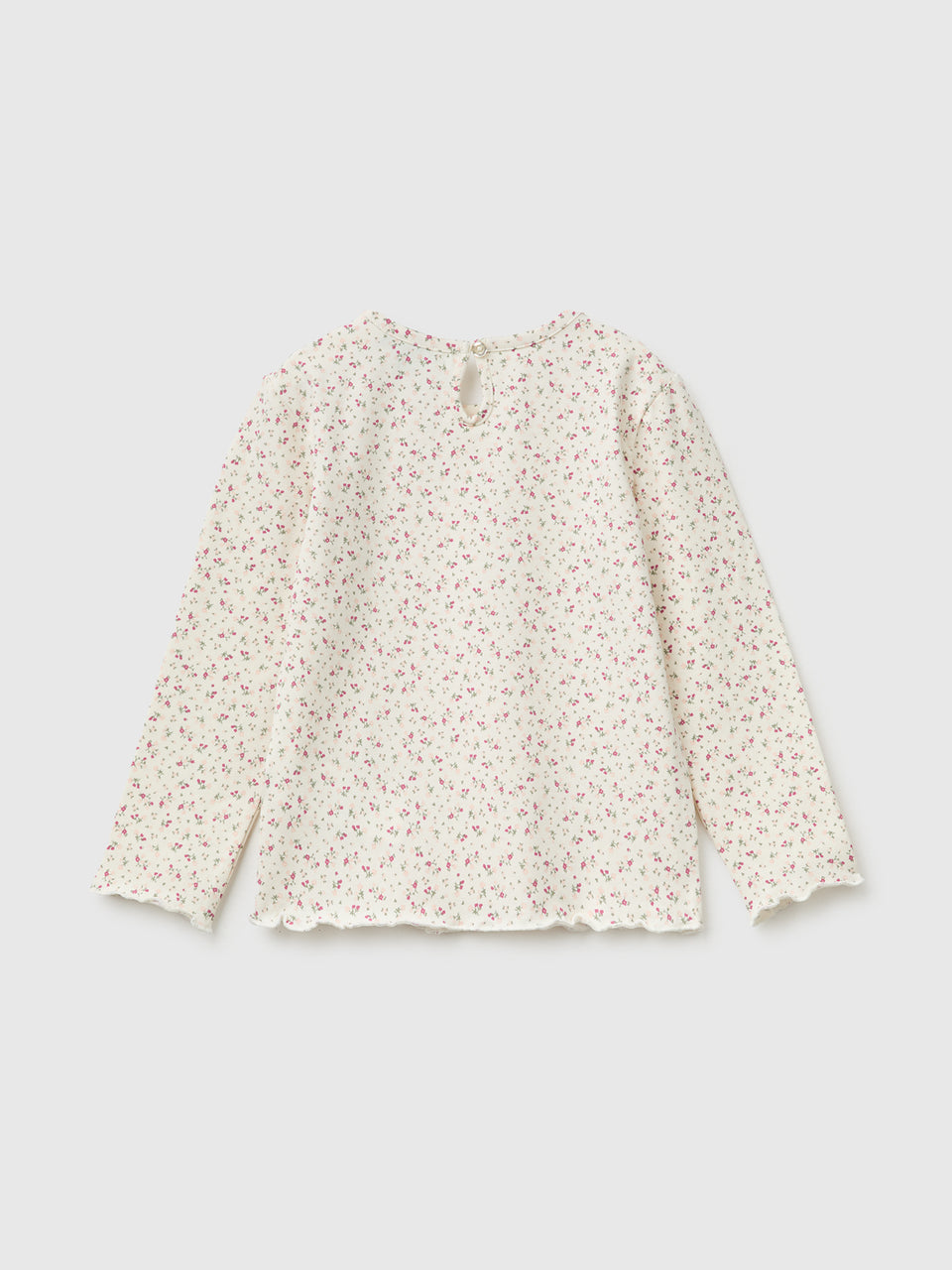 T-shirt às flores em algodão stretch - ucb_image_BS