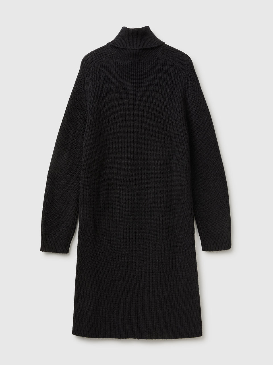 Vestido de gola alta em malha de lã mista - ucb_image_BS
