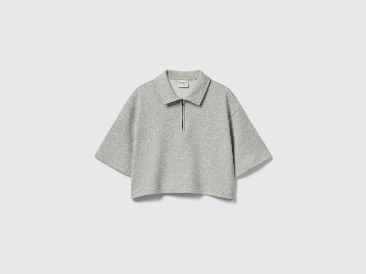 Polo cropped com fecho de correr Stranger Things - ucb_image_FS