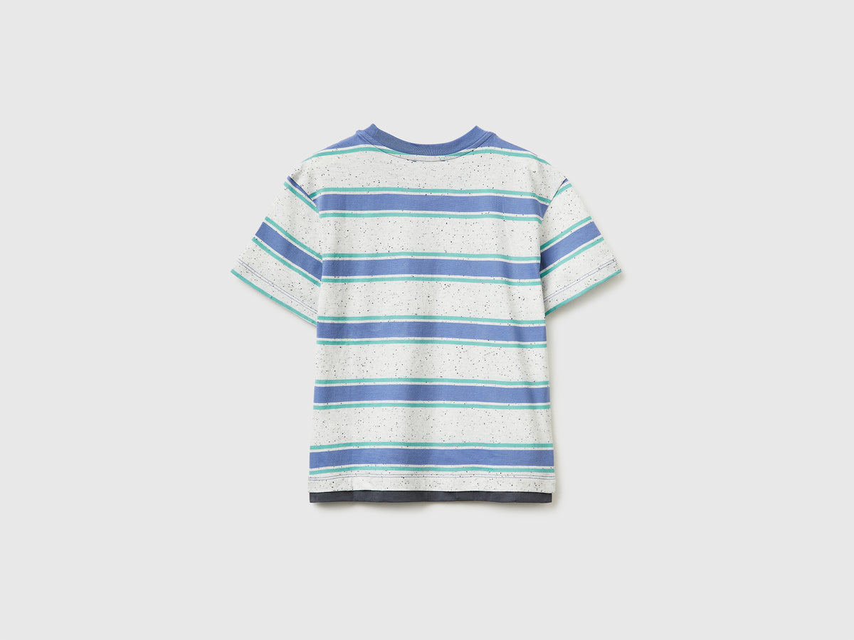 Striped T-shirt with patch - ucb_image_BS