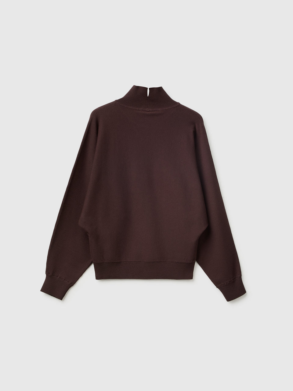 Camisola de gola alta com manga em forma de asa de morcego - ucb_image_BS