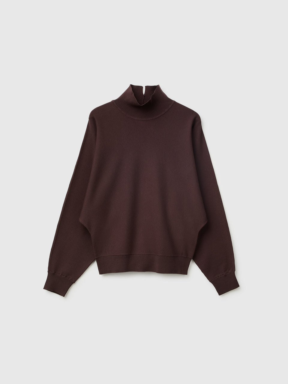 Camisola de gola alta com manga em forma de asa de morcego - ucb_image_FS