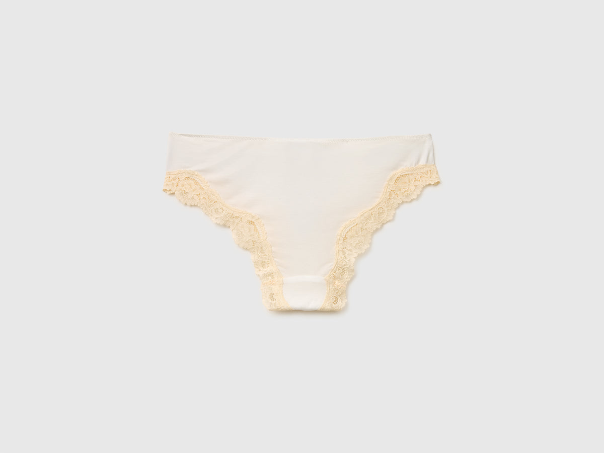 Classic silk blend briefs with lace - ucb_image_BS