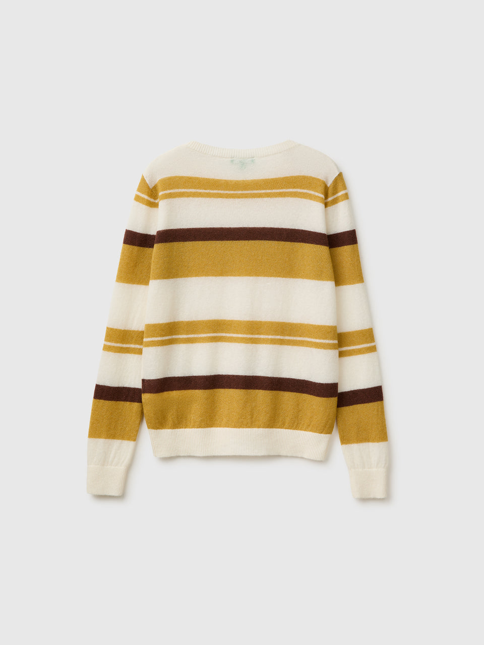 Camisola às riscas em mistura de lã e alpaca - ucb_image_BS