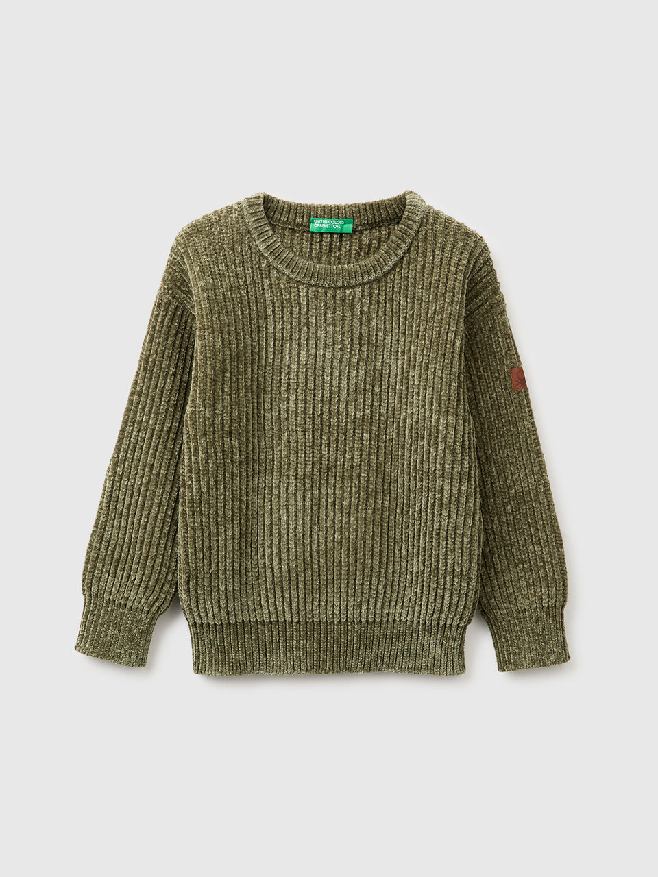 Camisola de gola redonda em chenille - ucb_image_FS