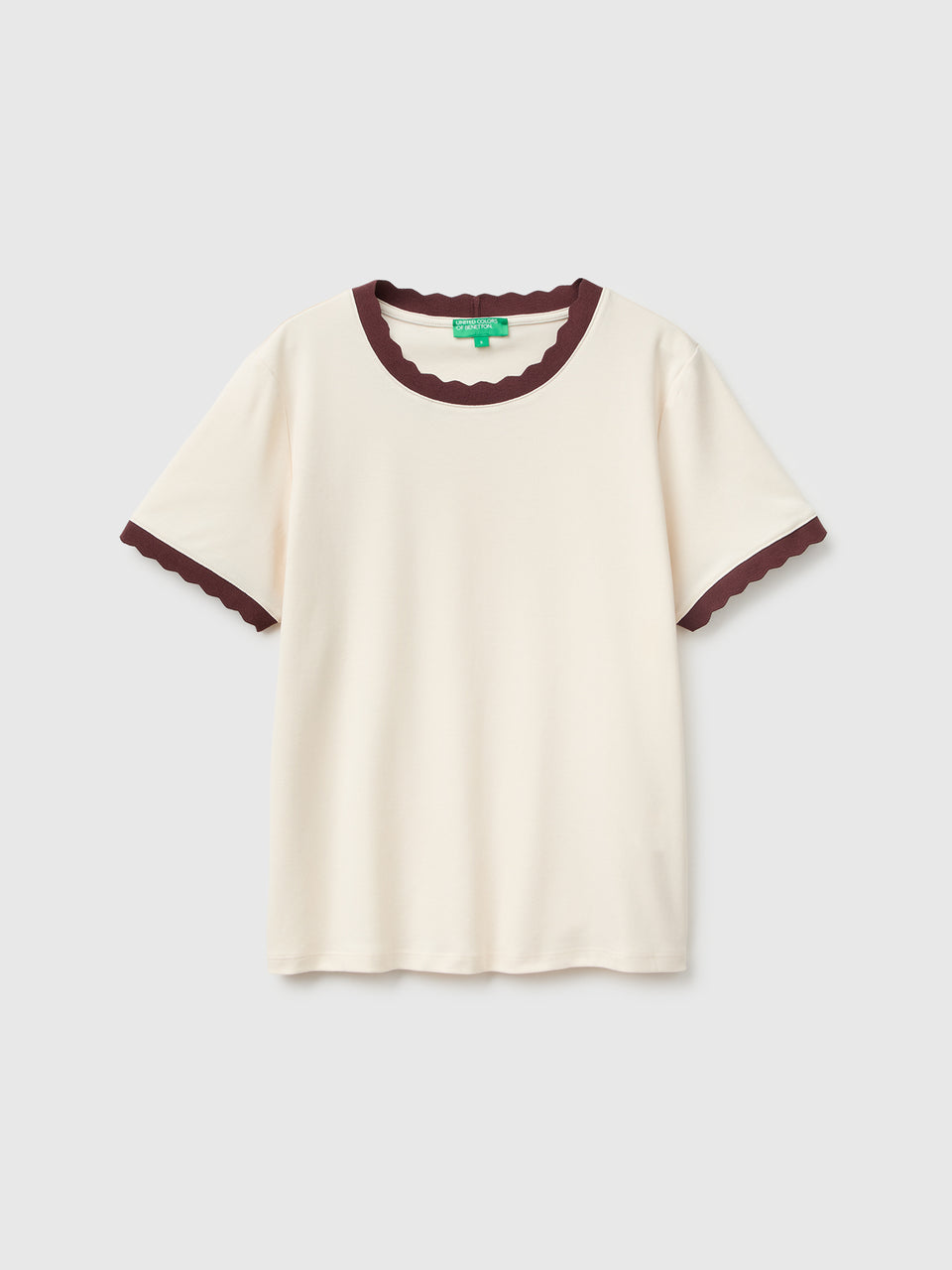 T-shirt de gola redonda 100% algodão - ucb_image_FS
