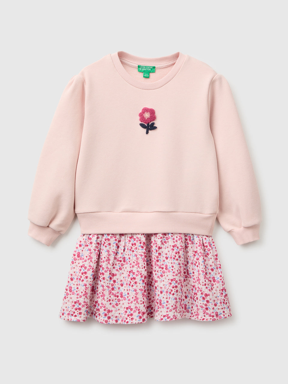 Vestido com saia às flores  - ucb_image_FS