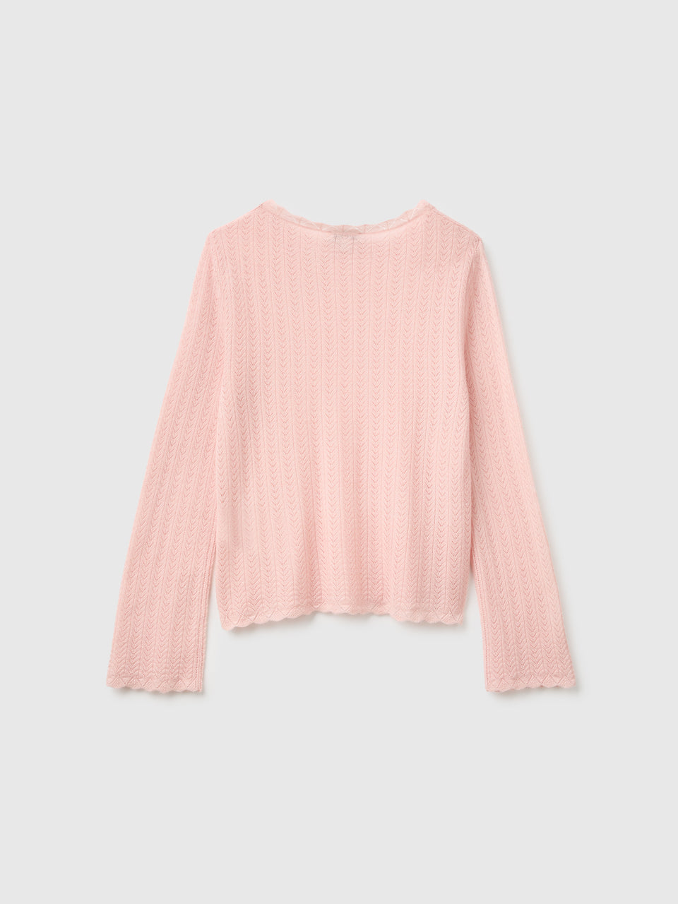 Camisola perfurada em mistura de lã ultraligeira - ucb_image_BS