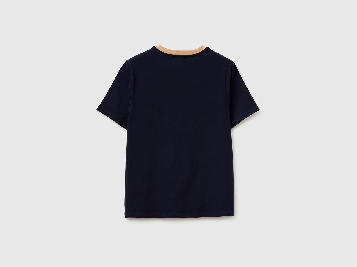 T-shirt with embroidered crest - ucb_image_BS