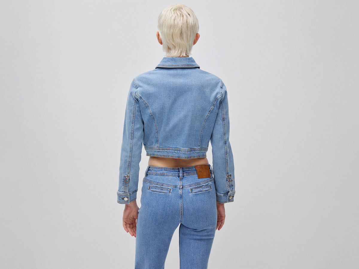 Casaco em denim com fecho de correr - ucb_image_B
