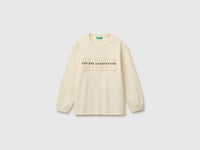T-shirt em algodão orgânico quente com estampa em relevo - ucb_image_FS