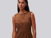 Vestido sem mangas com efeito camurça - ucb_image_FY