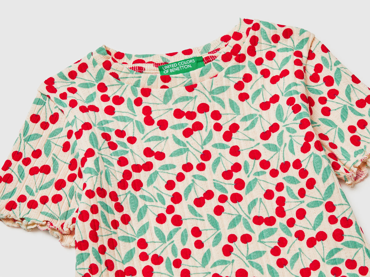 Ribbed printed T-shirt - ucb_image_DS1