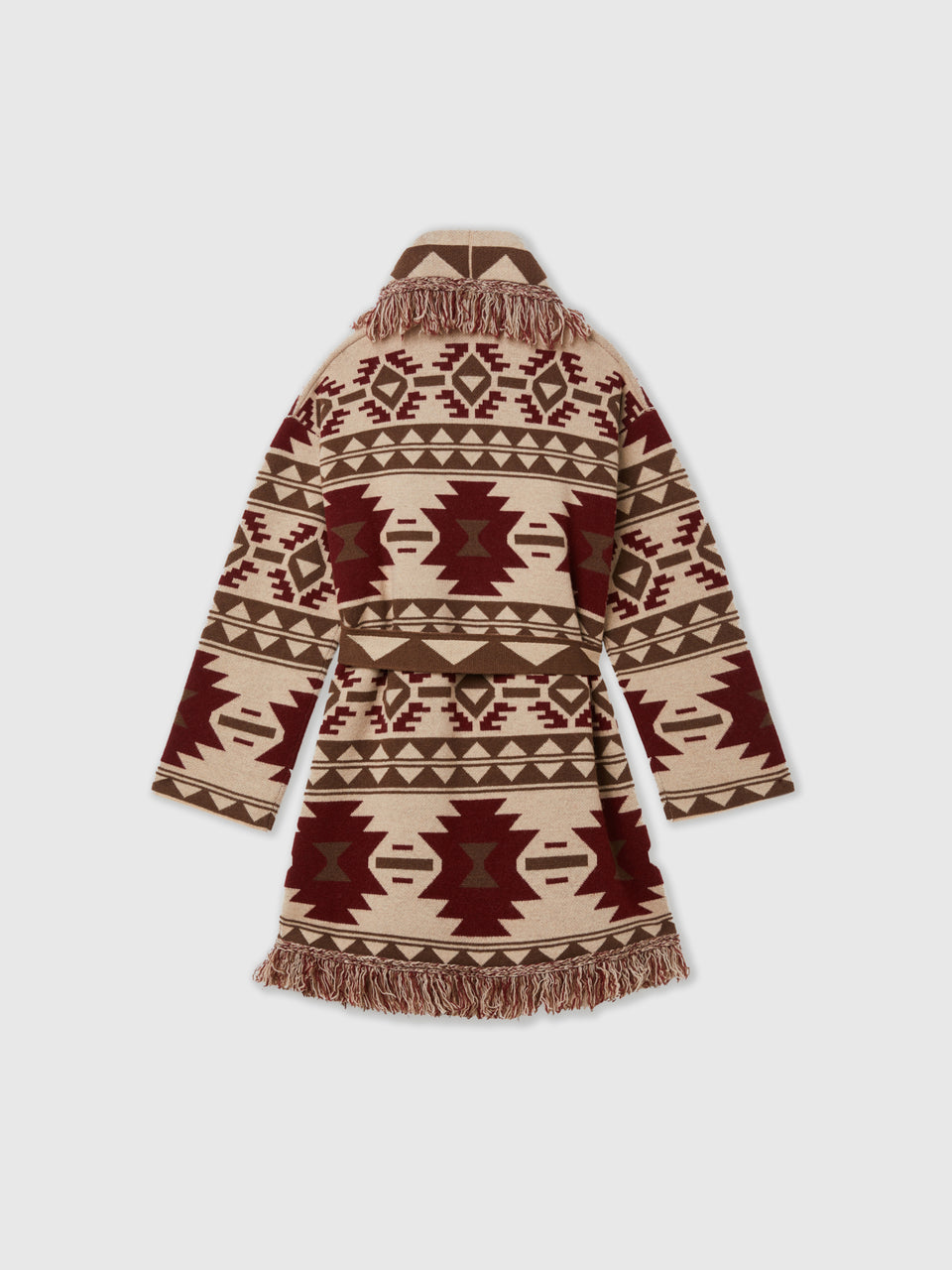 Casaco de malha jacquard com franjas - ucb_image_BS