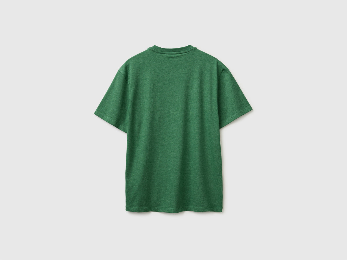 Melange T-shirt with logo - ucb_image_BS