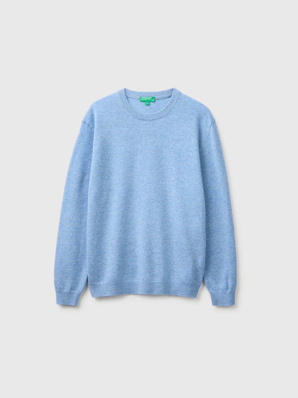 Camisola azul-celeste em pura lã Merino - ucb_image_FS