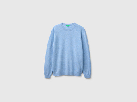 Camisola azul-celeste em pura lã Merino - ucb_image_FS