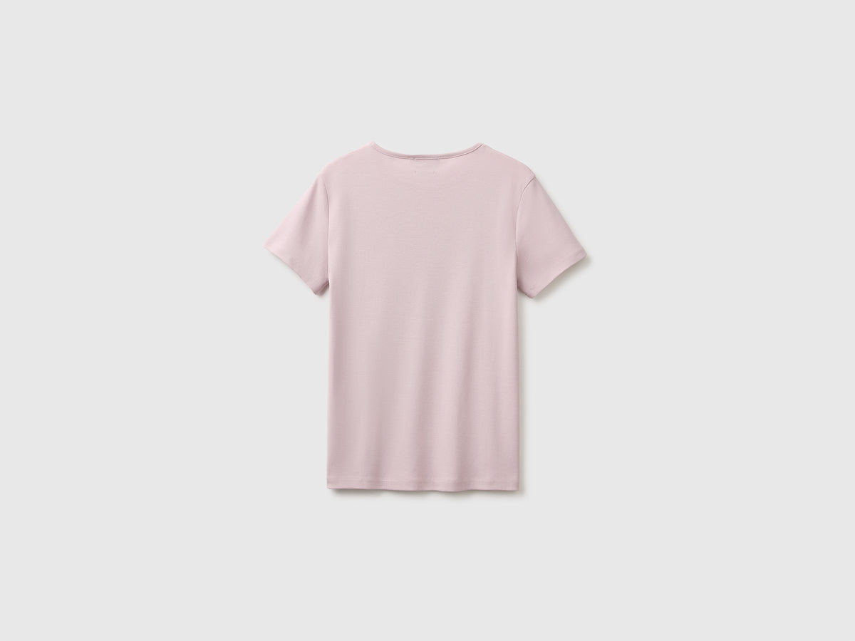 T-shirt de gola redonda slim fit - ucb_image_BS