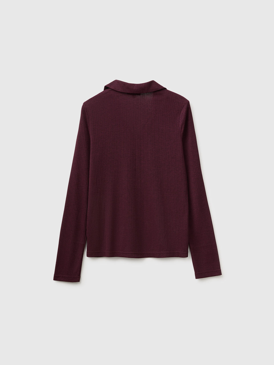 Camisola estilo polo em canelado com botões - ucb_image_BS