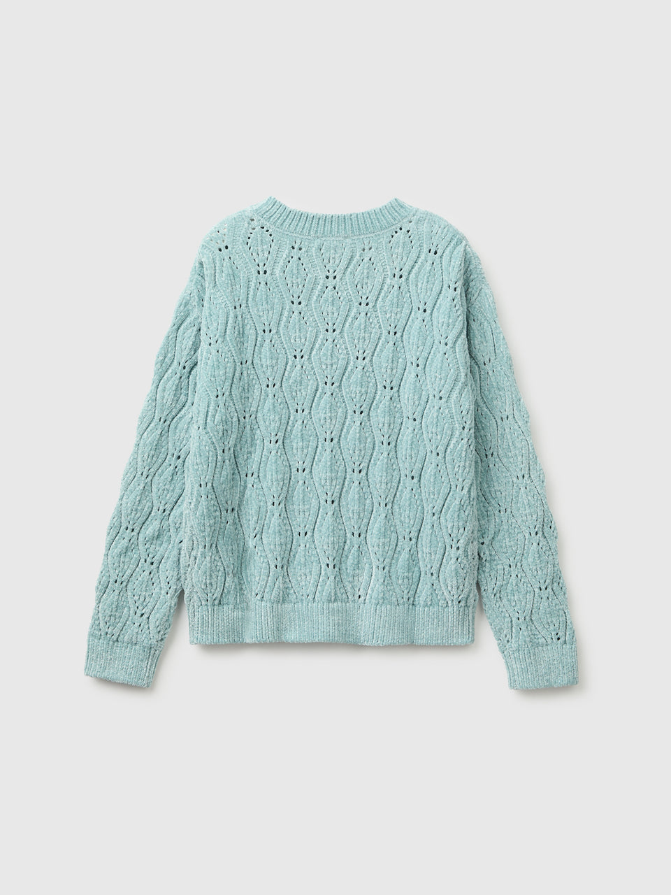 Camisola de gola redonda em chenille - ucb_image_BS