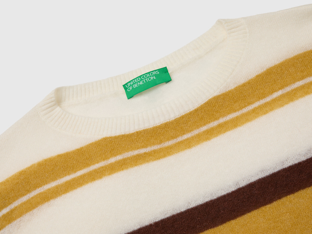 Camisola às riscas em mistura de lã e alpaca - ucb_image_DS1