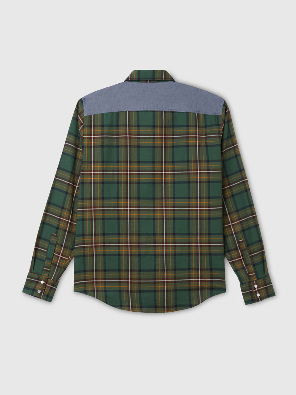 Camisa western em flanela aos quadrados - ucb_image_BS