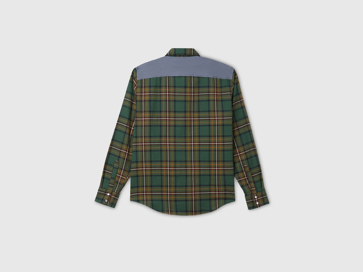 Camisa western em flanela aos quadrados - ucb_image_BS