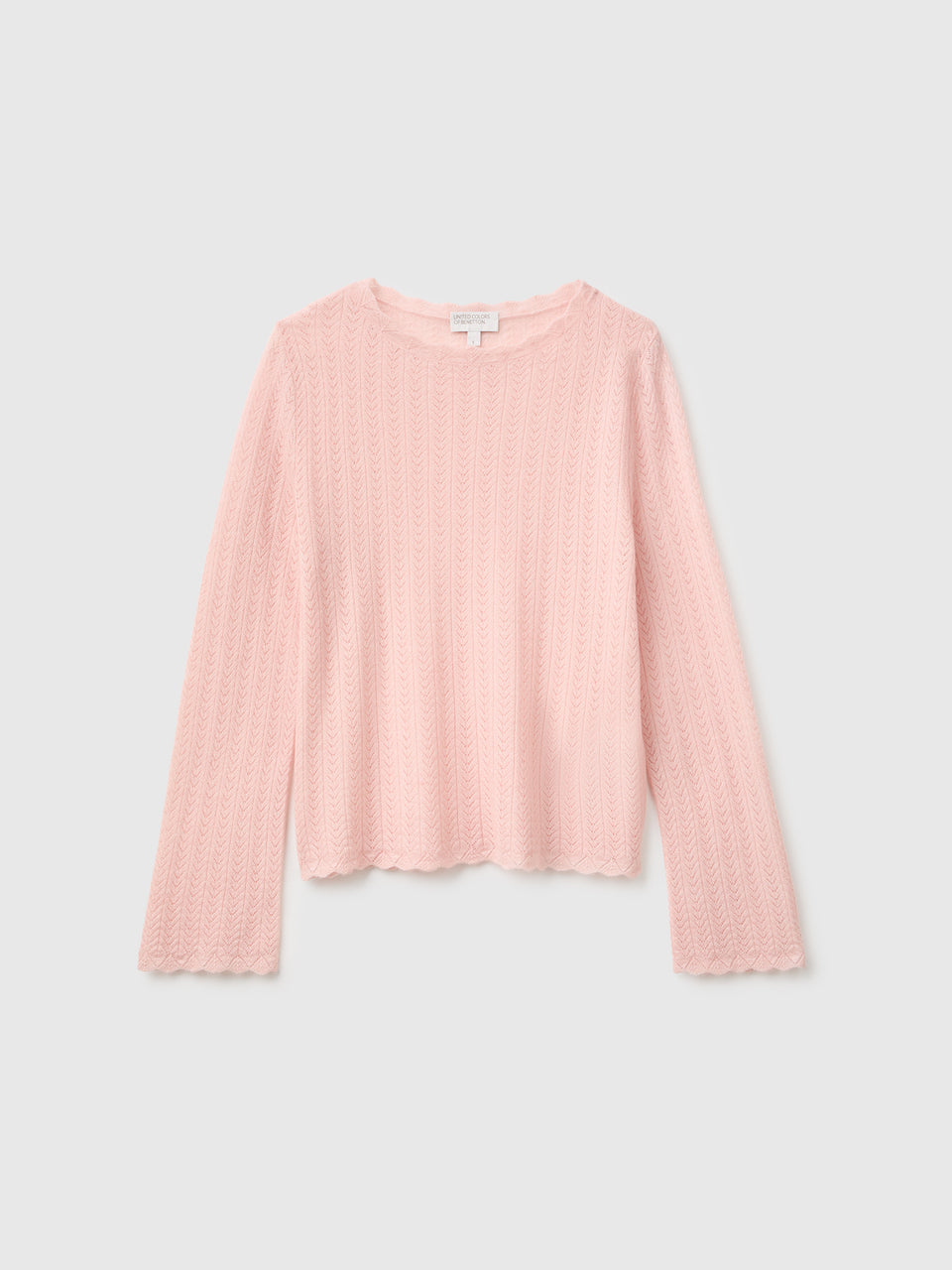 Camisola perfurada em mistura de lã ultraligeira - ucb_image_FS
