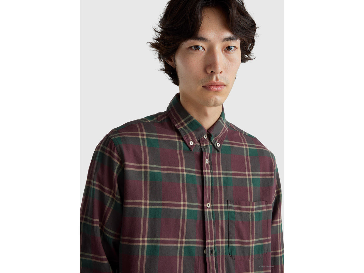 Camisa button down em flanela - ucb_image_FY