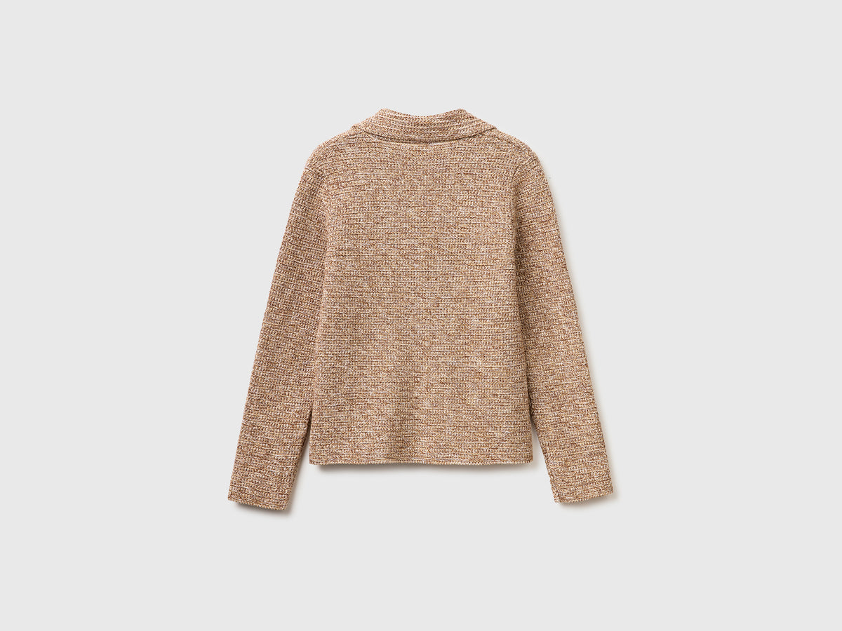 100% cotton knit blazer - ucb_image_BS