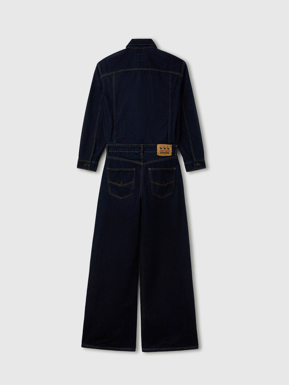 Macacão de jeans wide fit lavagem rinse - ucb_image_BS
