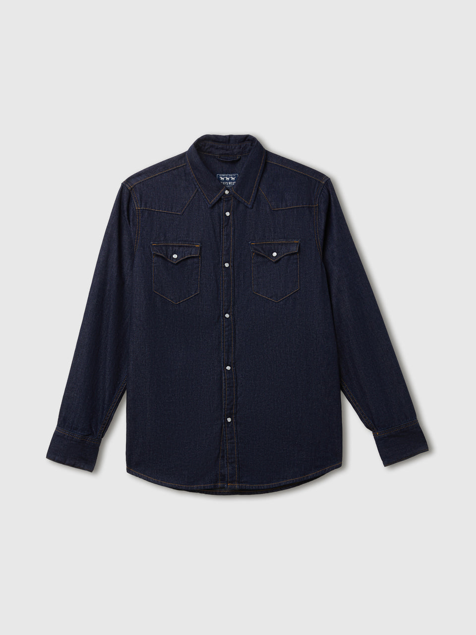Camisa western de jeans escuro - ucb_image_FS