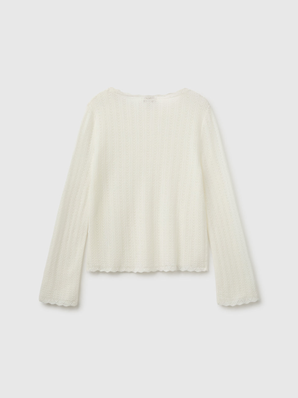 Camisola perfurada em mistura de lã ultraligeira - ucb_image_BS