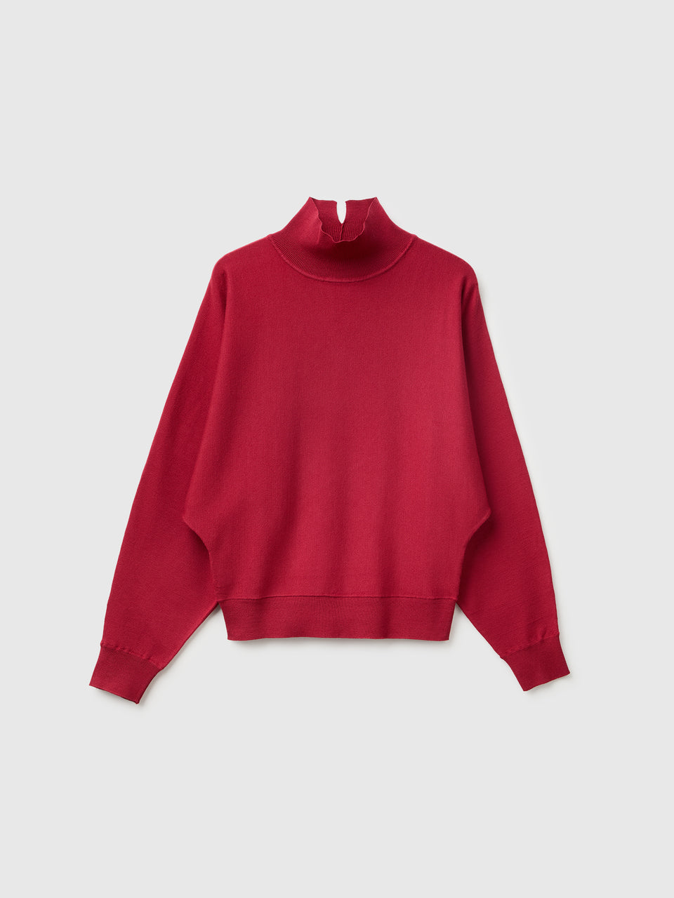 Camisola de gola alta com manga em forma de asa de morcego - ucb_image_FS