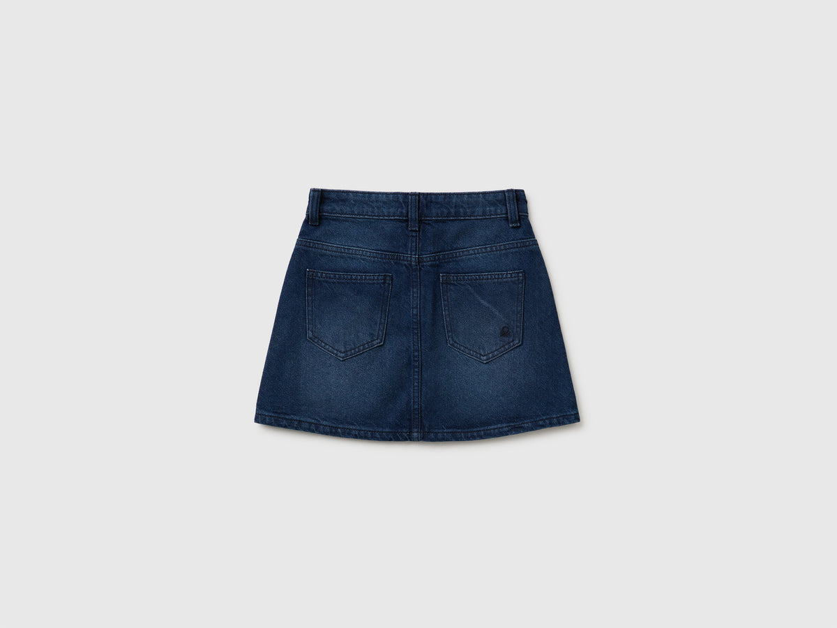 Minissaia de jeans com tachas - ucb_image_BS