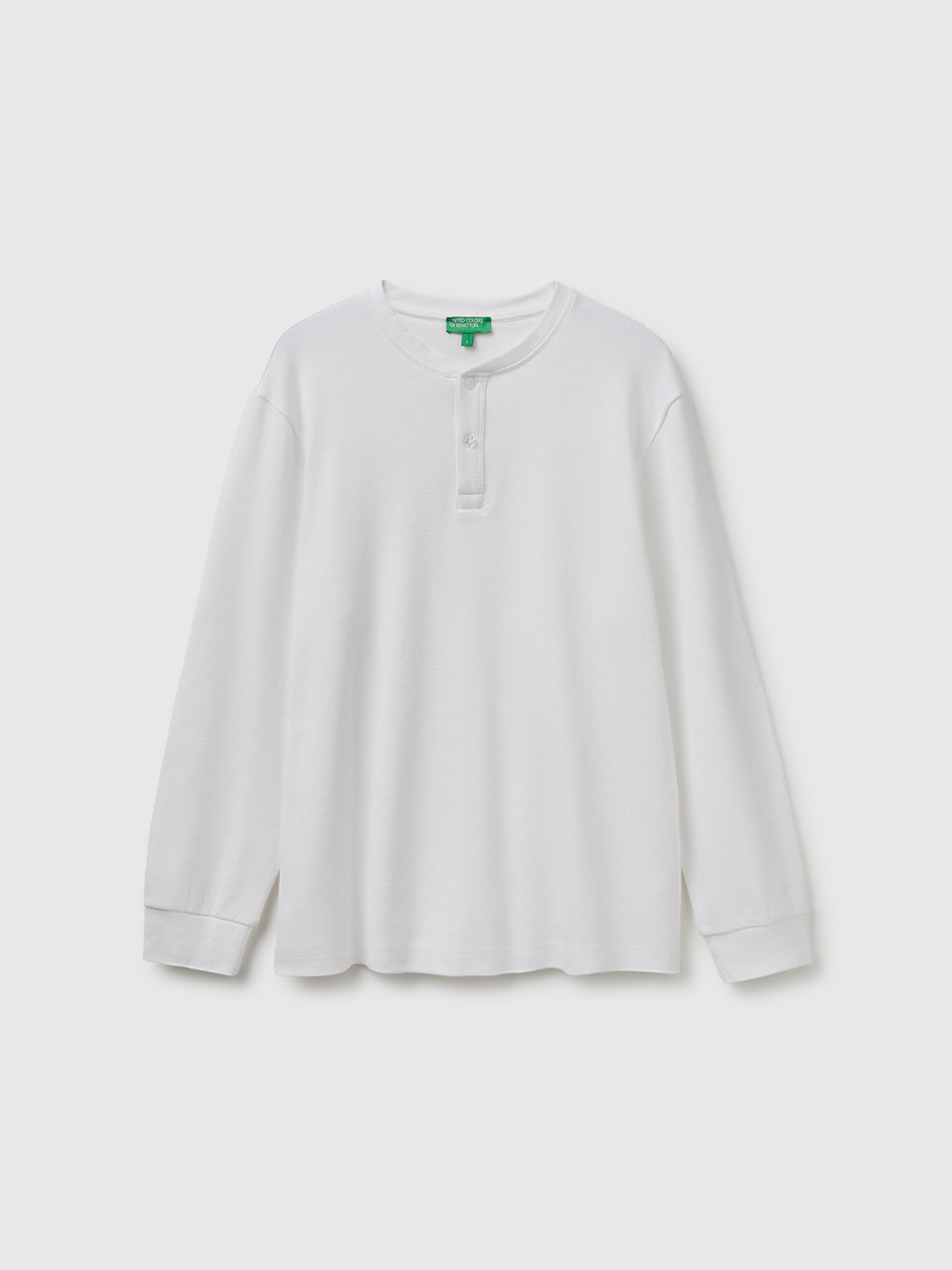 T-shirt de gola henley confortável - ucb_image_FS