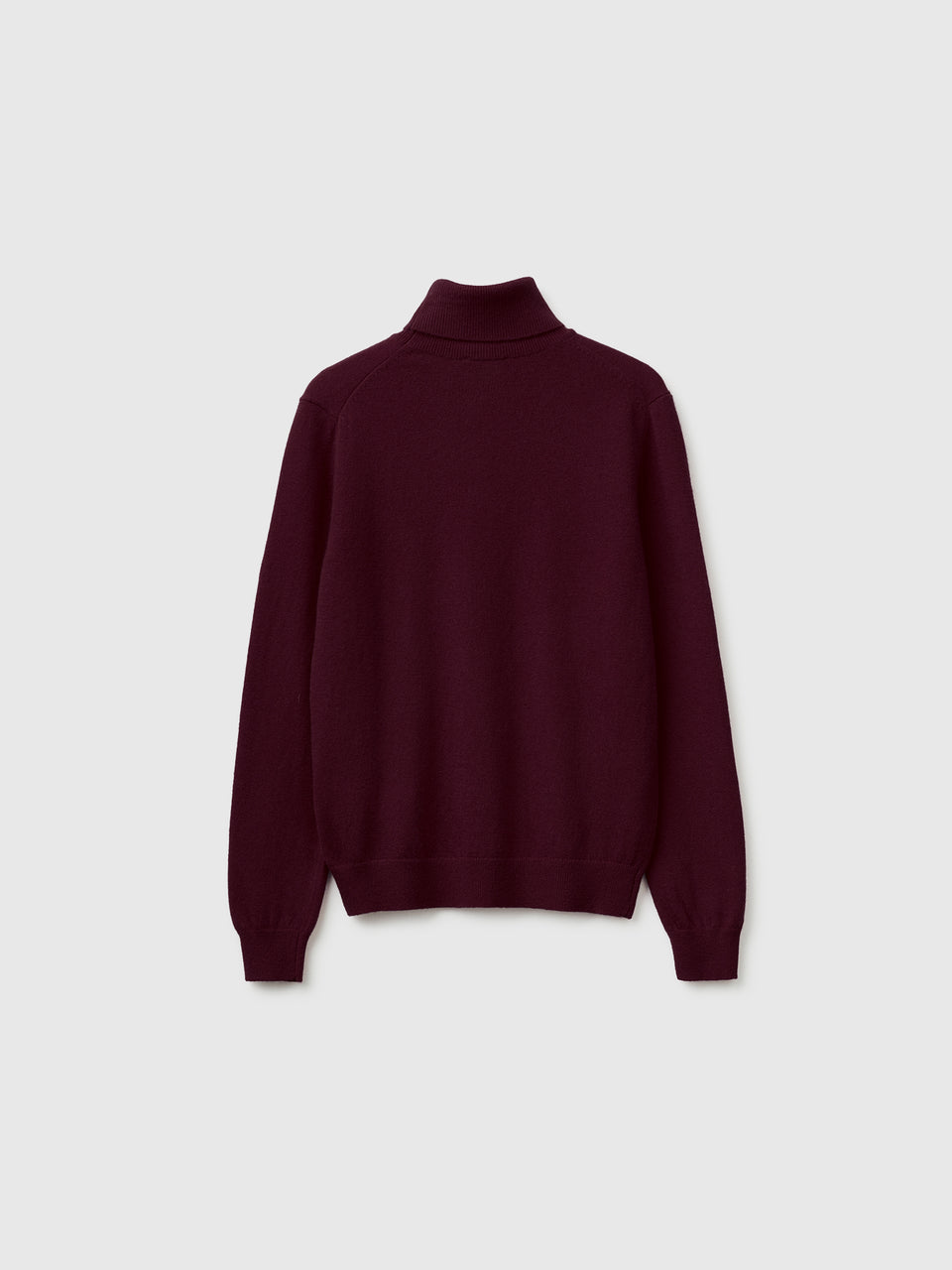 Camisola de gola alta ameixa em pura lã Merino - ucb_image_BS