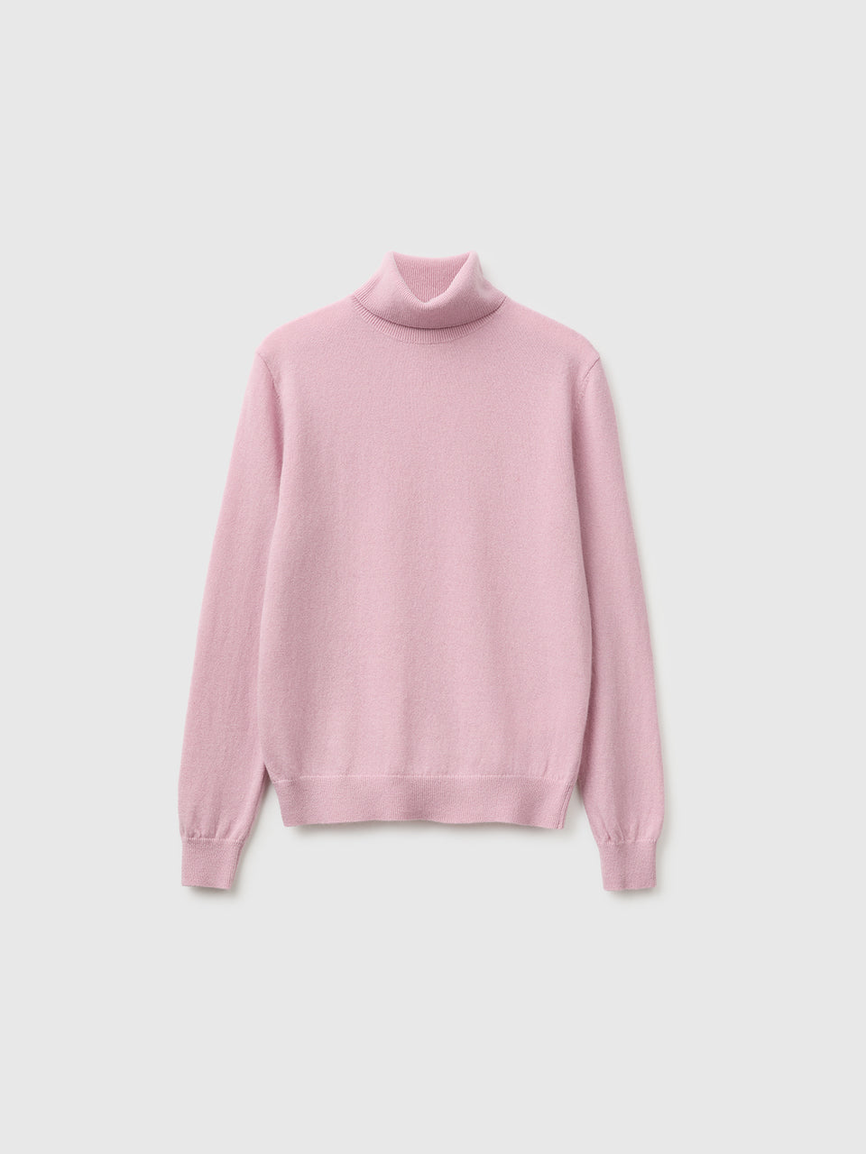 Camisola de gola alta lilás em pura lã Merino - ucb_image_FS
