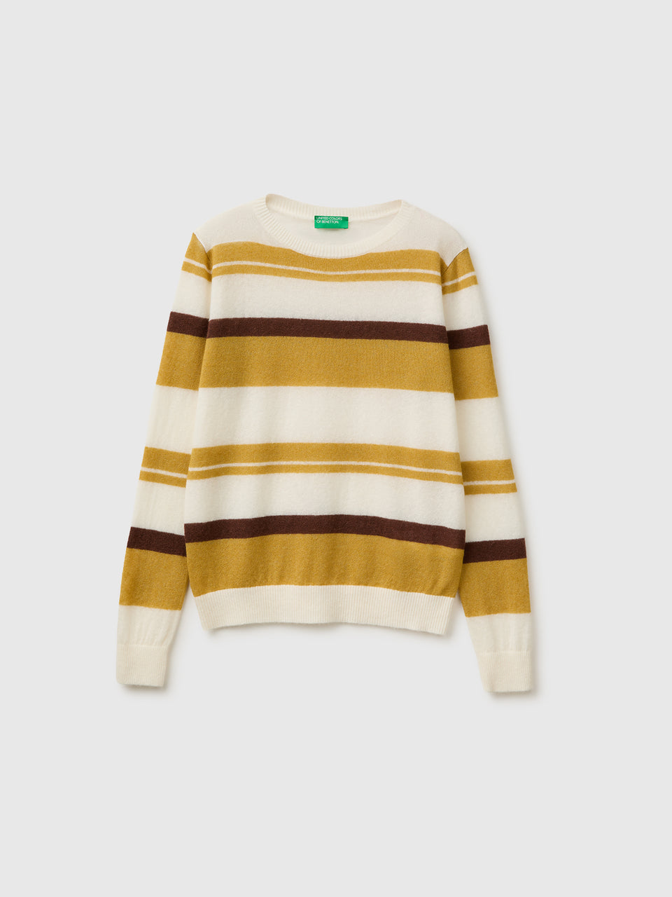 Camisola às riscas em mistura de lã e alpaca - ucb_image_FS