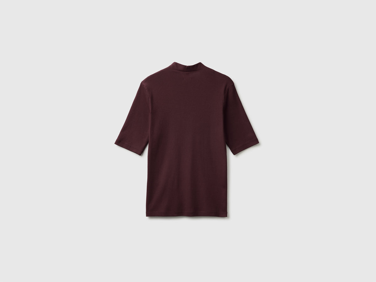 T-shirt slim fit em algodão de fibra longa - ucb_image_BS