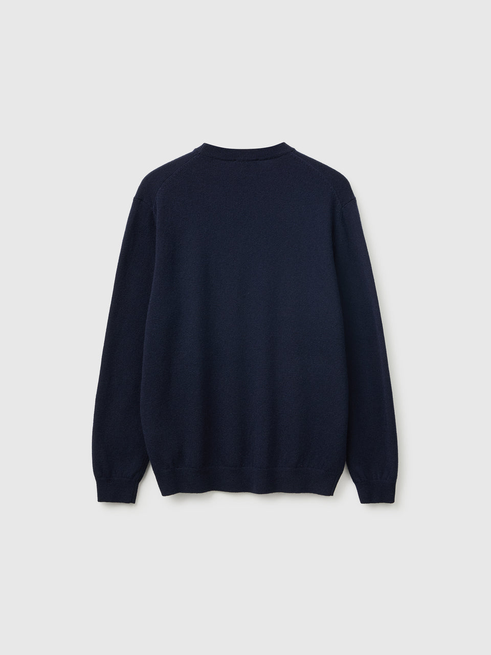 Camisola azul da meia-noite em pura lã Merino - ucb_image_BS