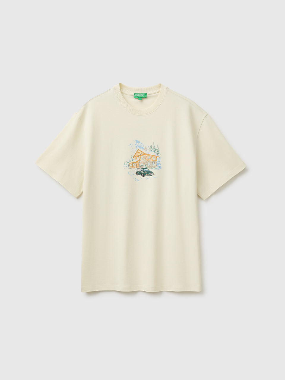 T-shirt relaxed fit com estampa em algodão orgânico - ucb_image_FS