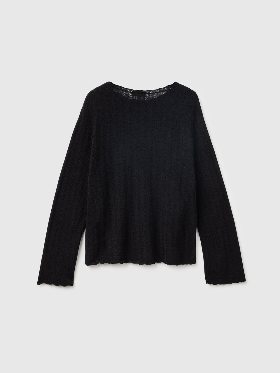 Camisola perfurada em mistura de lã ultraligeira - ucb_image_BS